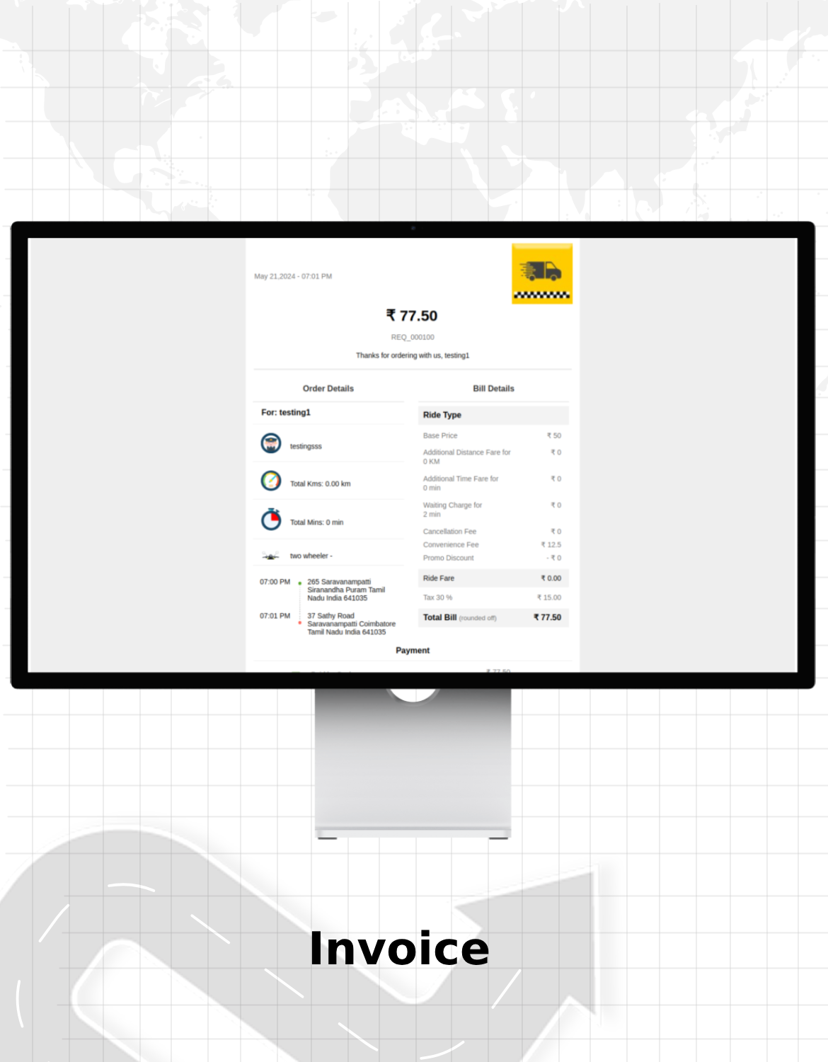 Tagxi Delivery App- Trucking Solution