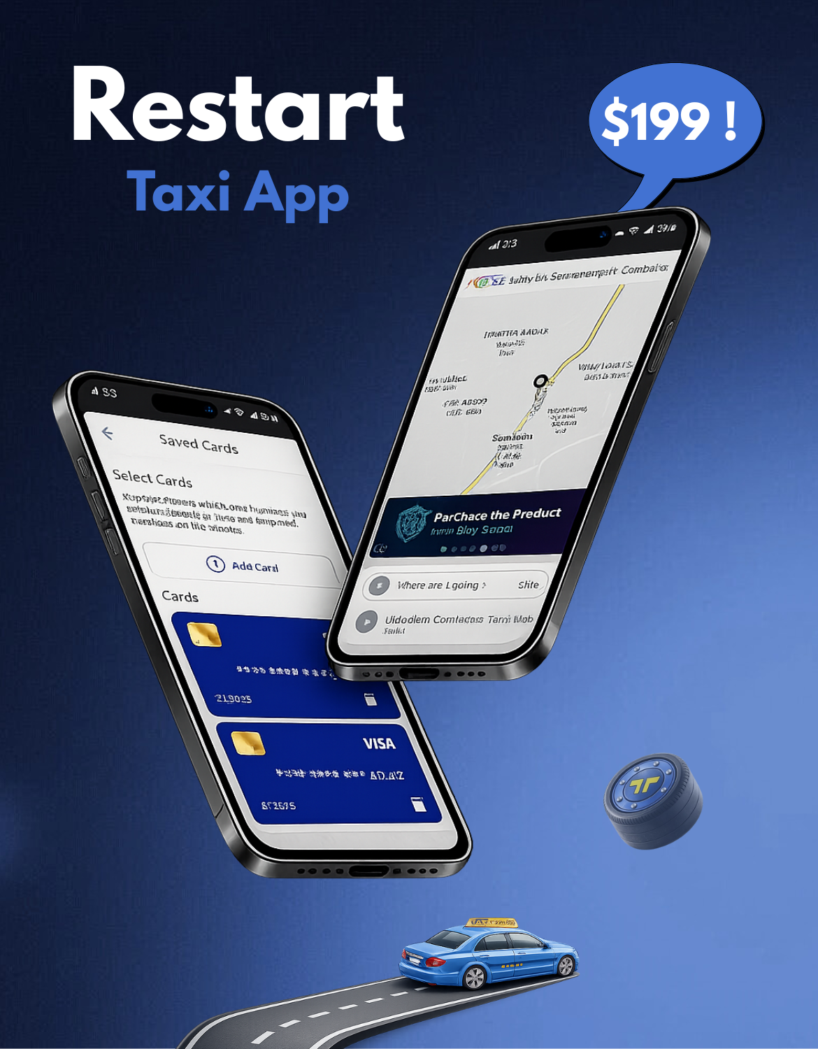 Restart  Taxi & Delivery- Perfect Taxi Solution with Parcel Delivery