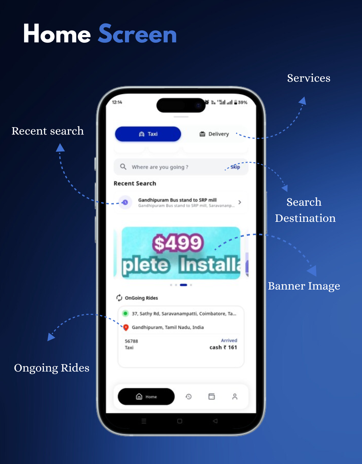 Restart  Taxi & Delivery- Perfect Taxi Solution with Parcel Delivery