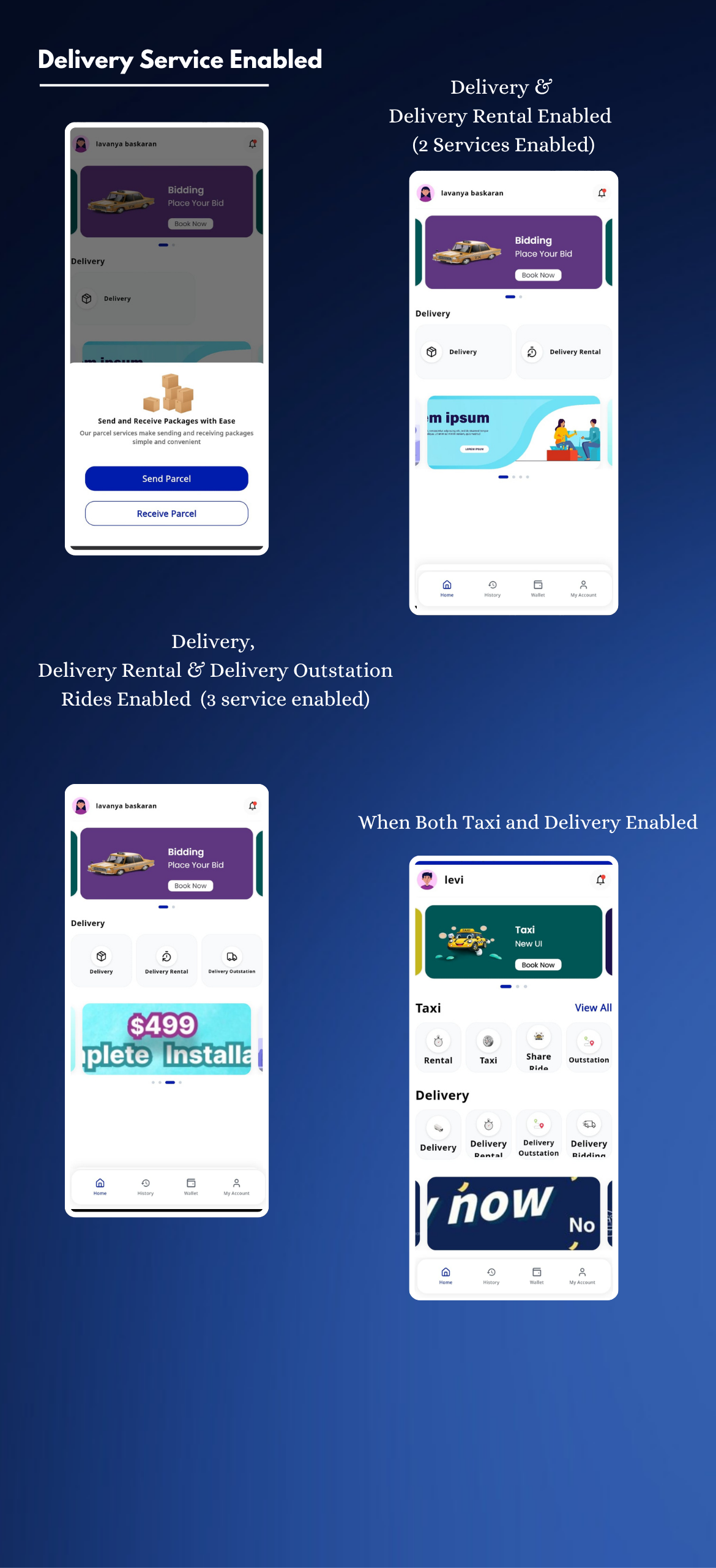 Restart  Taxi & Delivery- Perfect Taxi Solution with Parcel Delivery