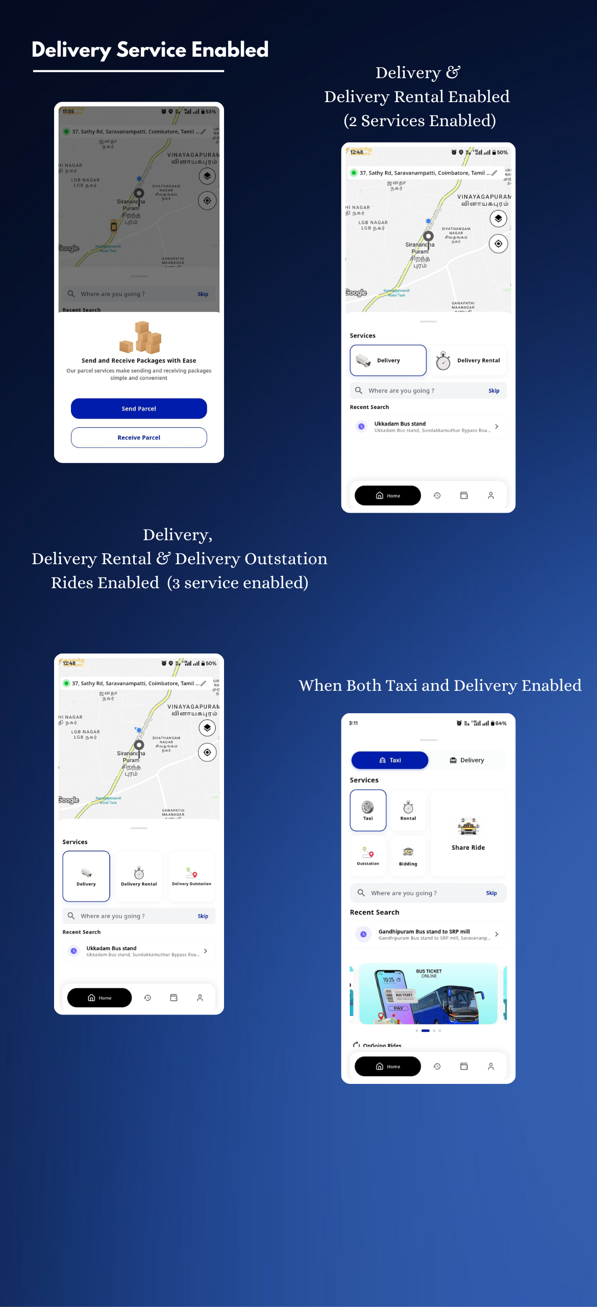 Restart  Taxi & Delivery- Perfect Taxi Solution with Parcel Delivery