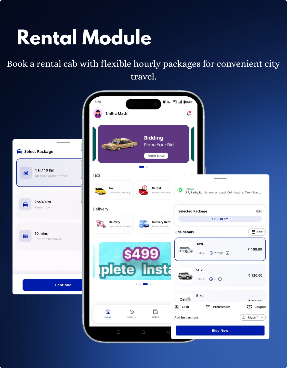 Restart  Taxi & Delivery- Perfect Taxi Solution with Parcel Delivery