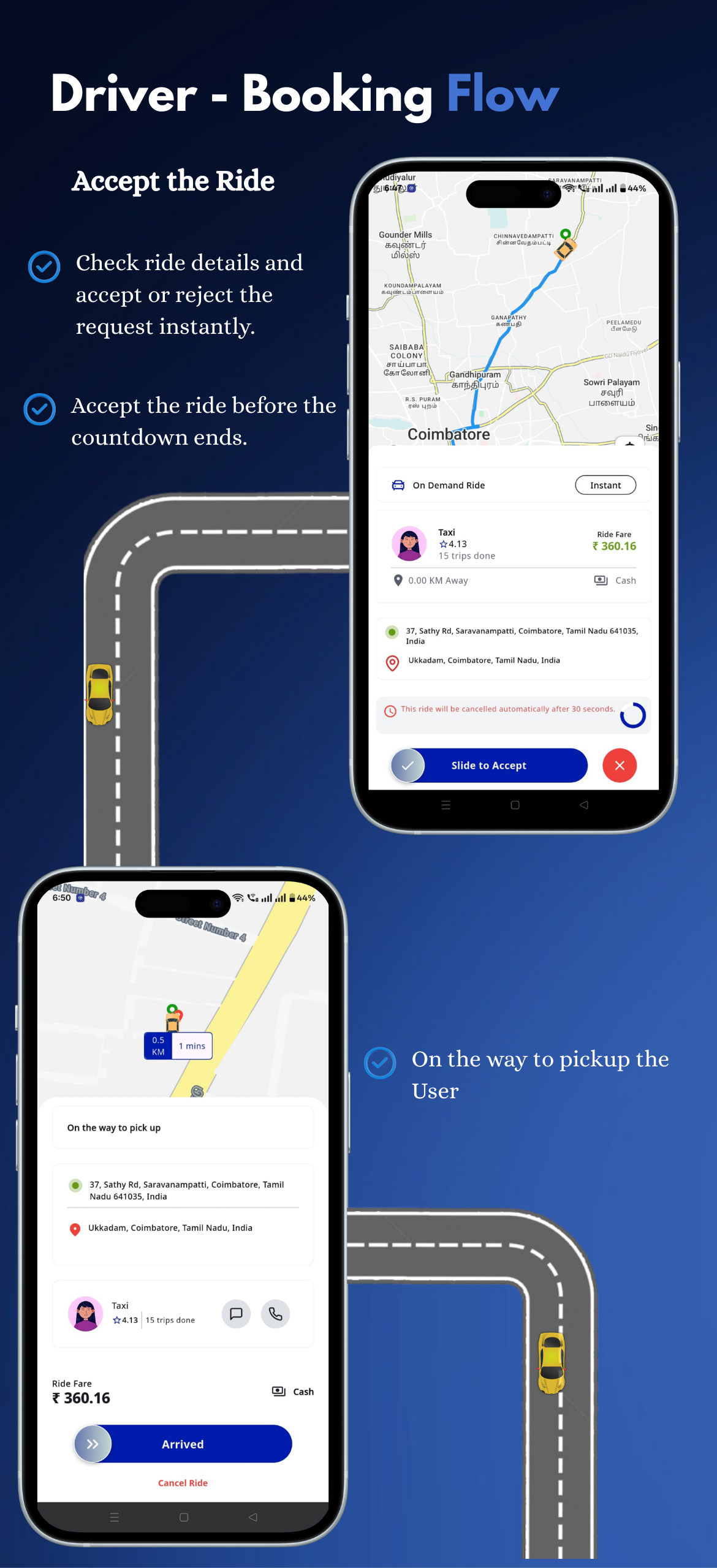 Restart  Taxi & Delivery- Perfect Taxi Solution with Parcel Delivery