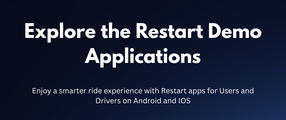 Restart  Taxi & Delivery- Perfect Taxi Solution with Parcel Delivery