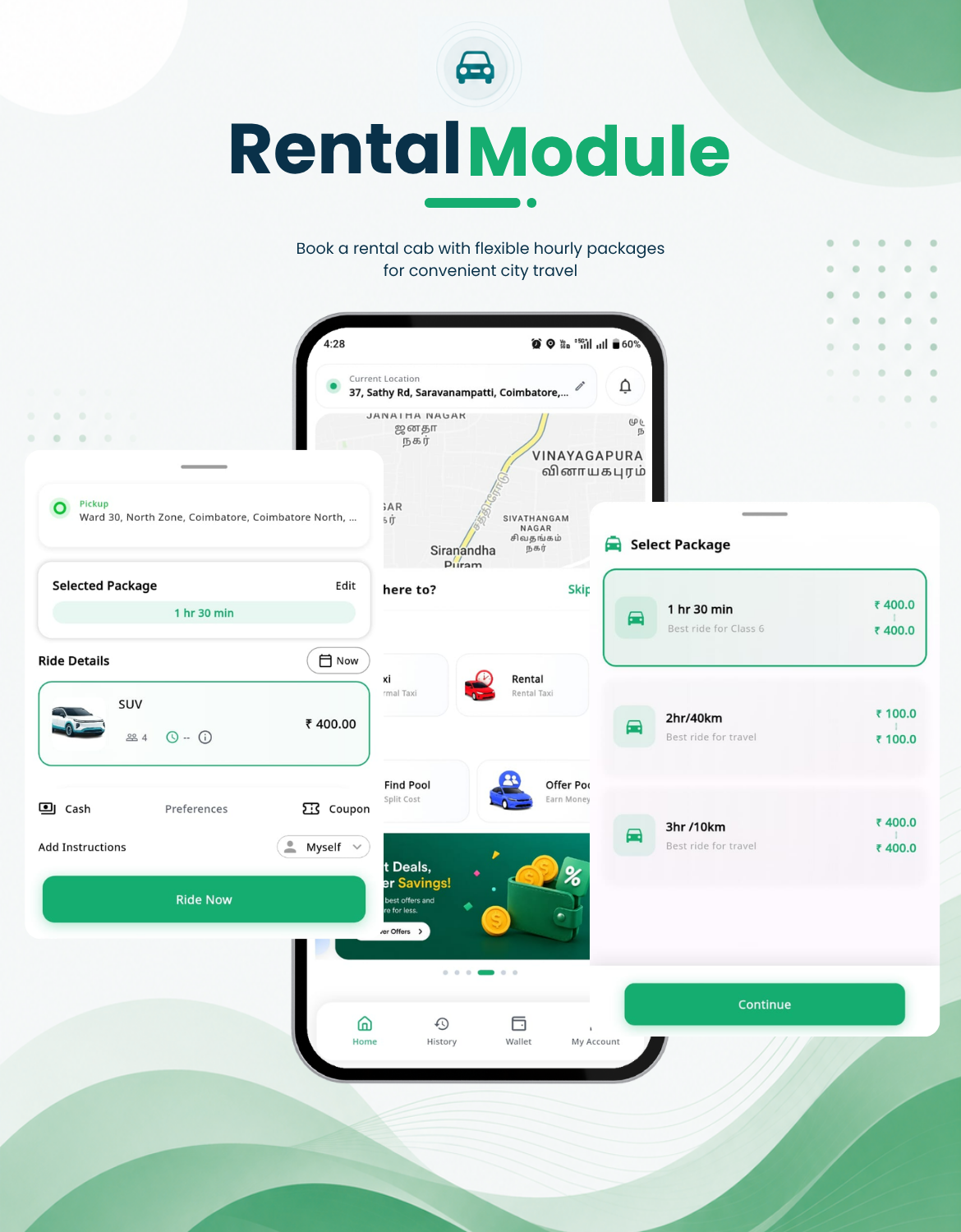 Rydex | Taxi And Carpool Ride Sharing Solution