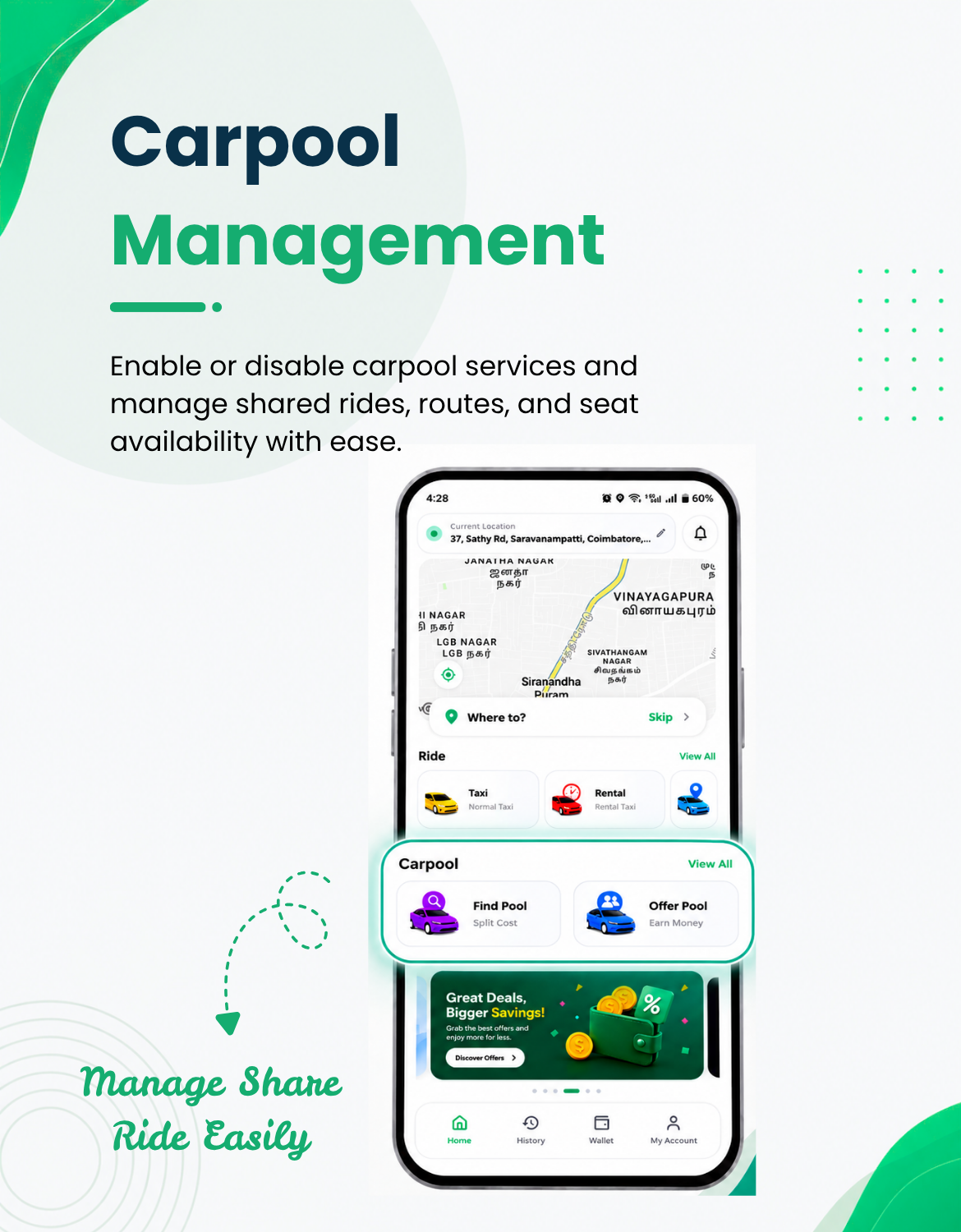 Rydex | Taxi And Carpool Ride Sharing Solution