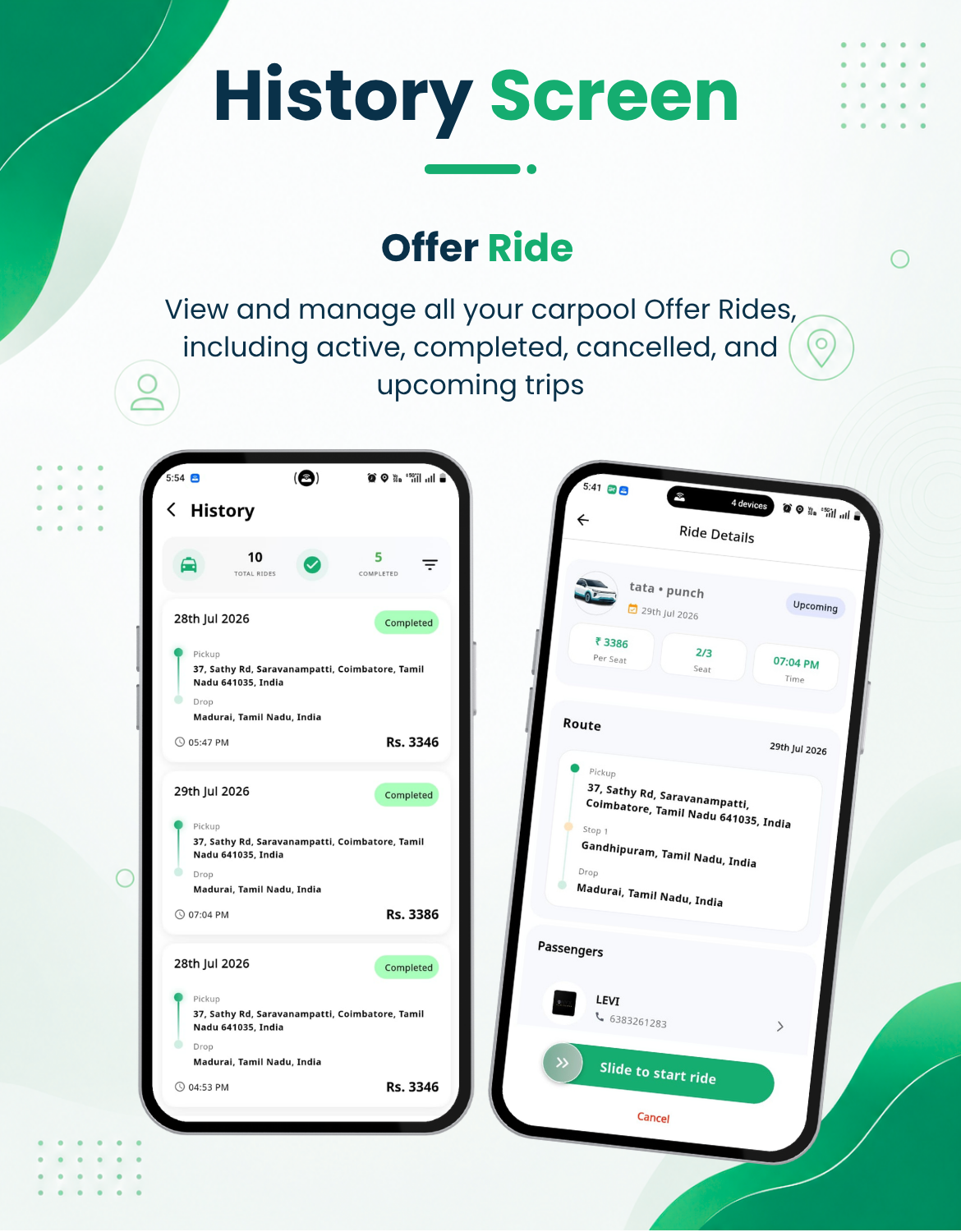 Rydex | Taxi And Carpool Ride Sharing Solution