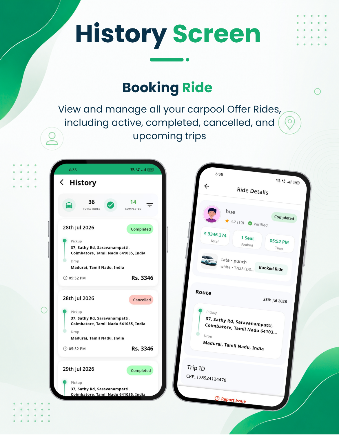 Rydex | Taxi And Carpool Ride Sharing Solution