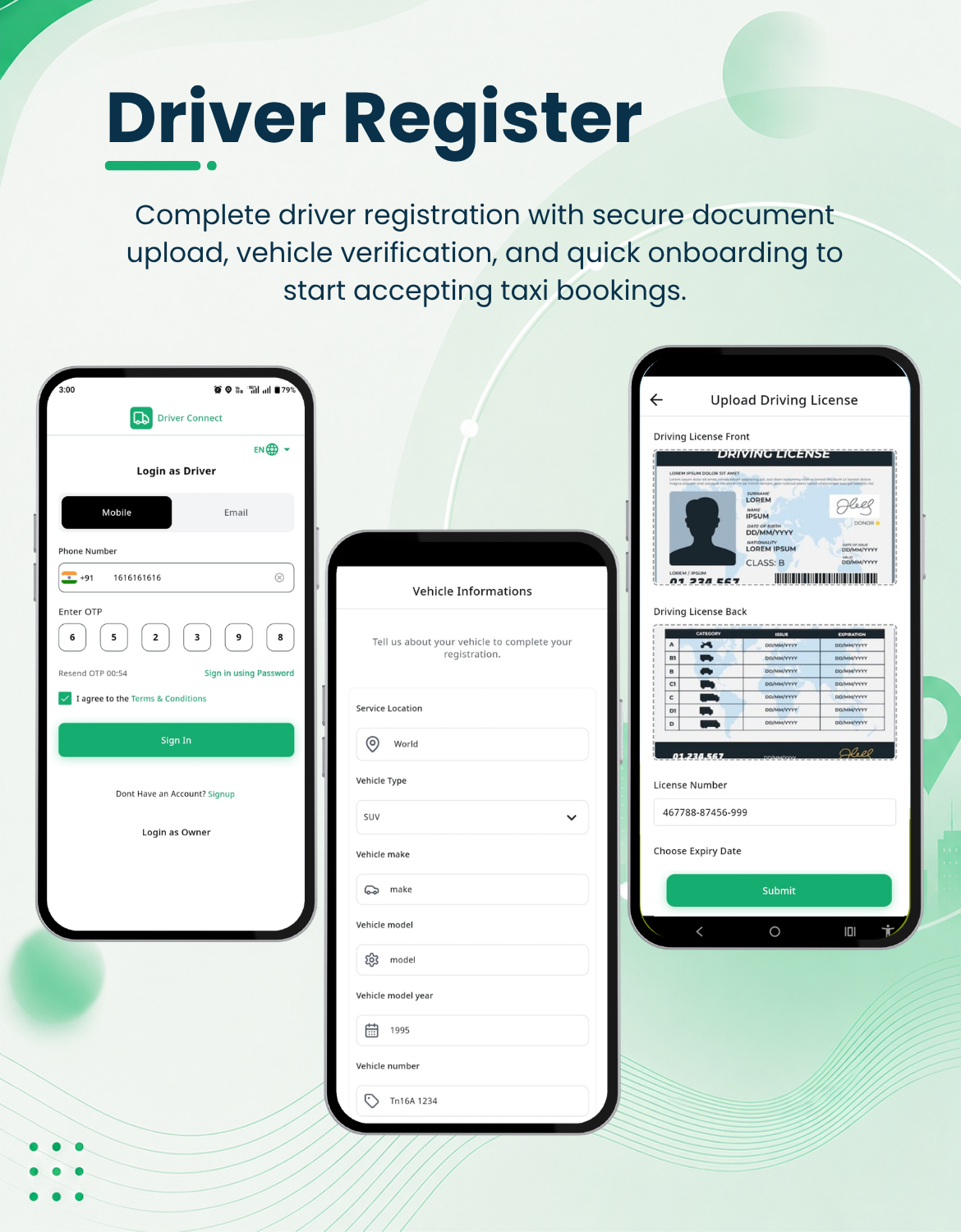 Rydex | Taxi And Carpool Ride Sharing Solution